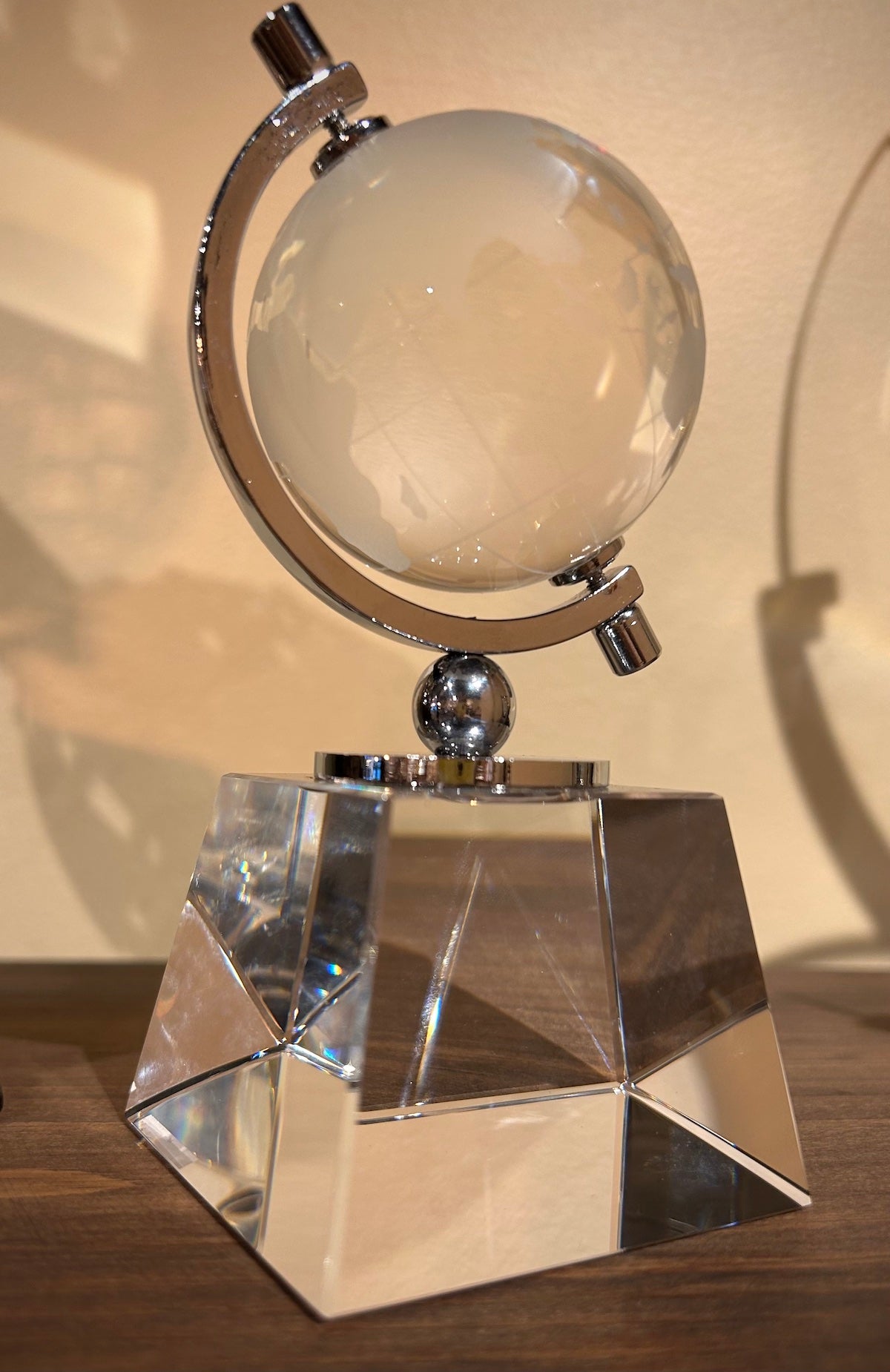 Crystal World Globe