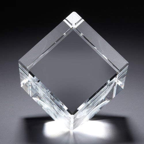 Crystal Cube Paperweight