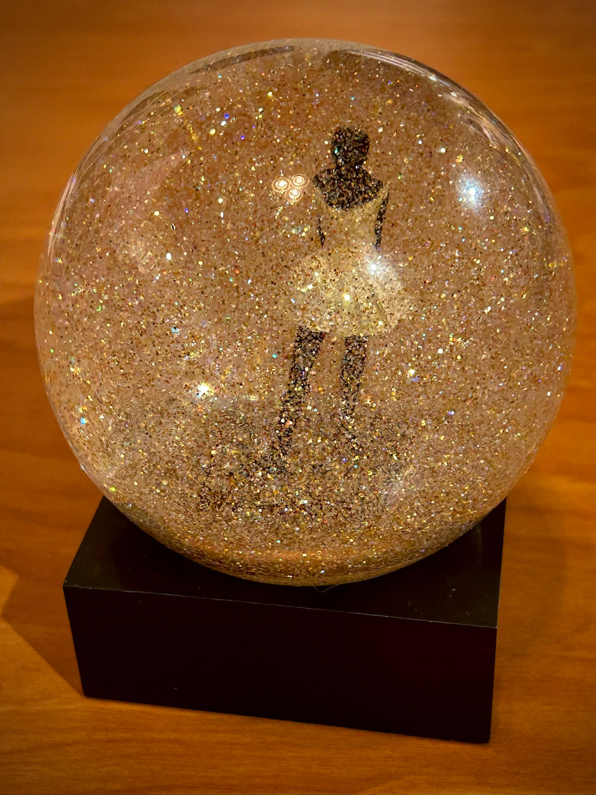 Degas Little Dancer Ballerina Snow Globe