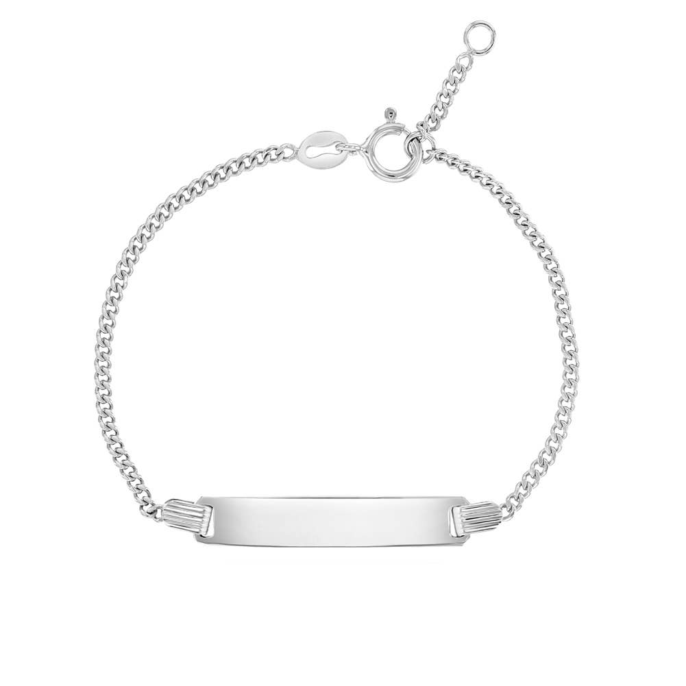 Sterling Silver Toddler ID Bracelet
