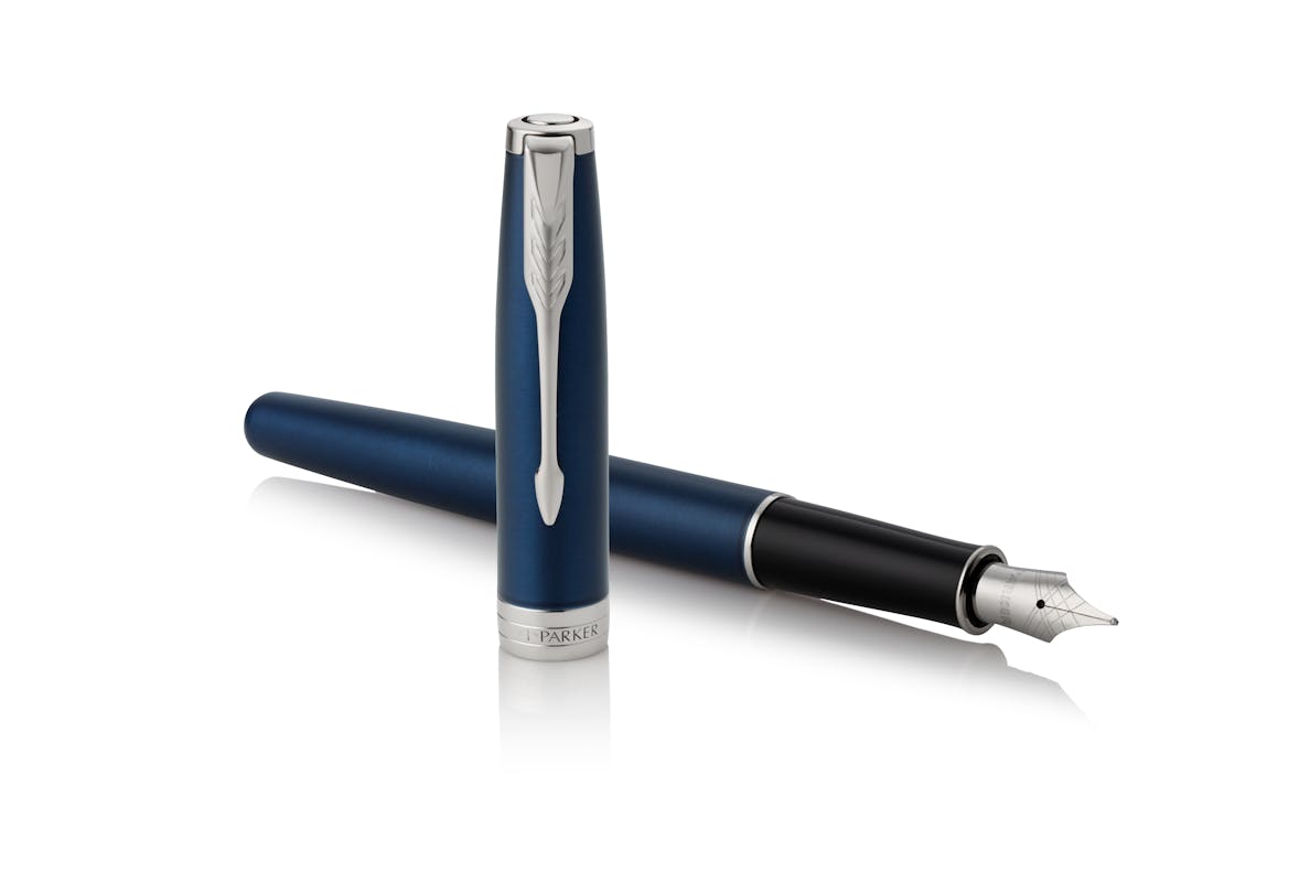 Parker Sonnet Blue with Silver Trim Fountain Pen