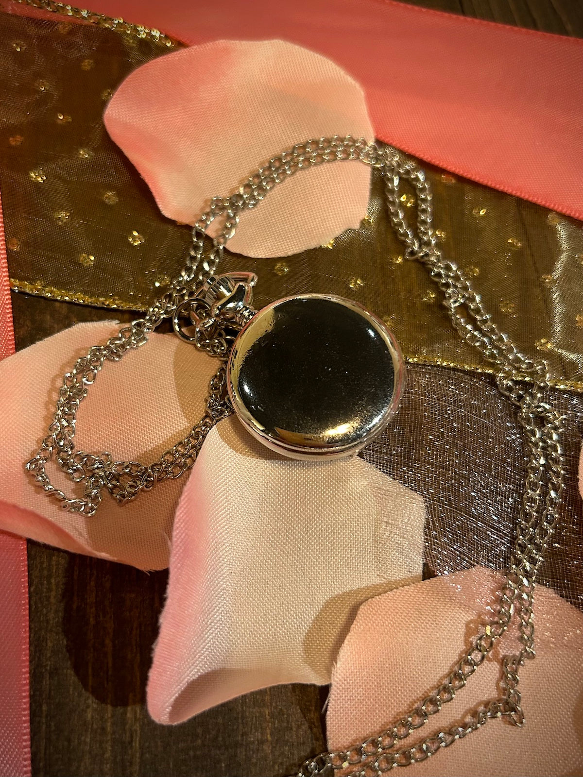 The Flora Pocket Watch Necklace
