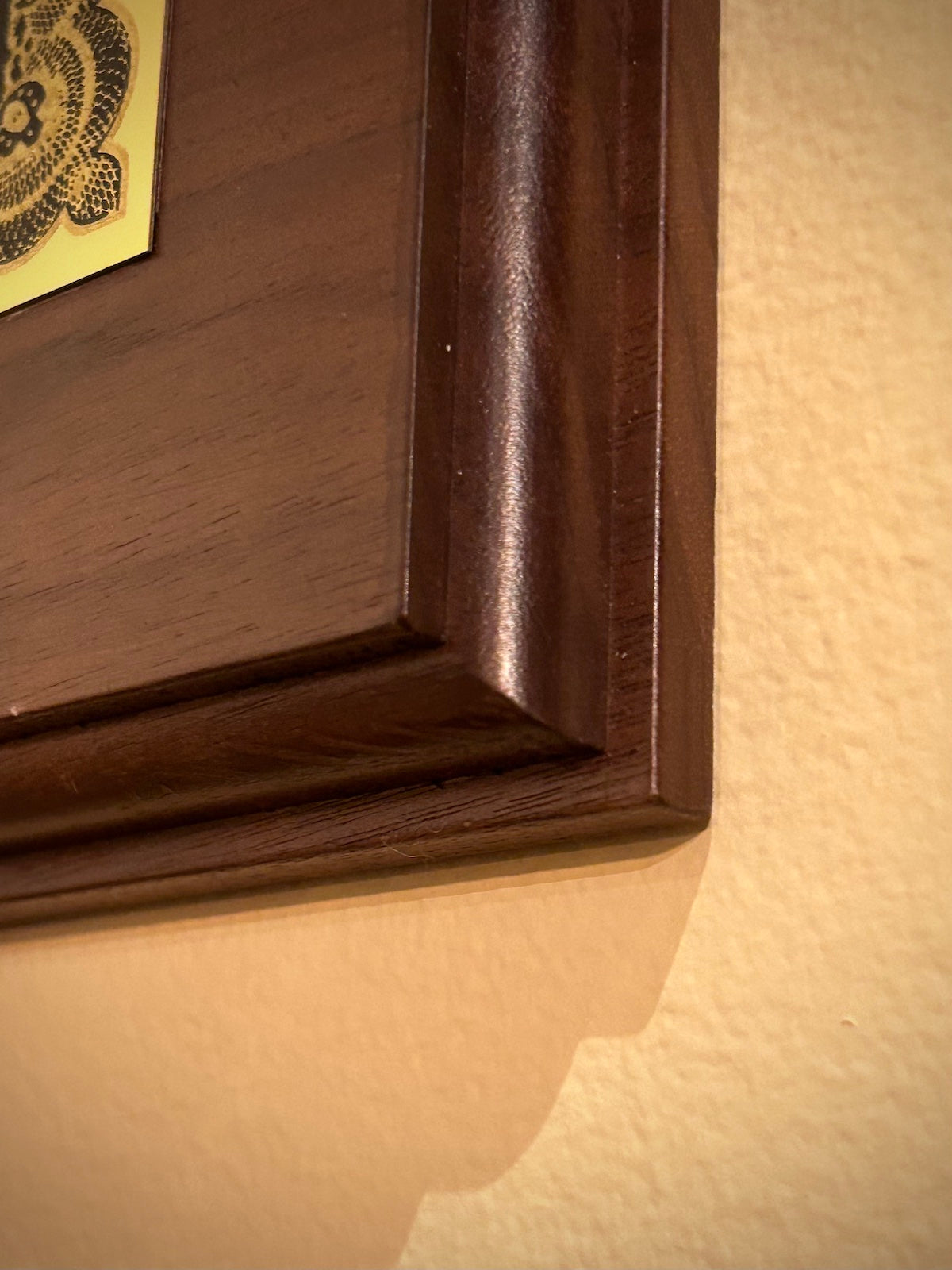 Premium Walnut Step Edge Certificate Achievement Plaque