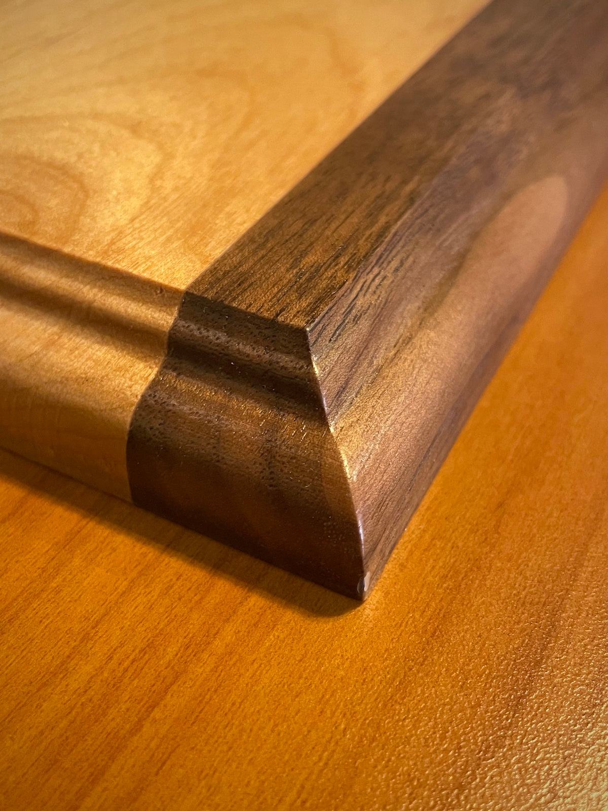 Genuine Red Alder and Walnut Plaque