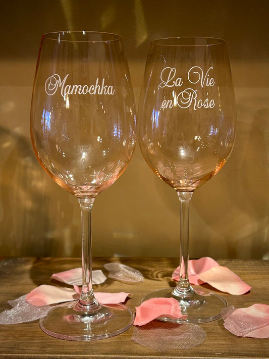 Godinger Meridian Blush 12 oz Crystal White Wine Glass