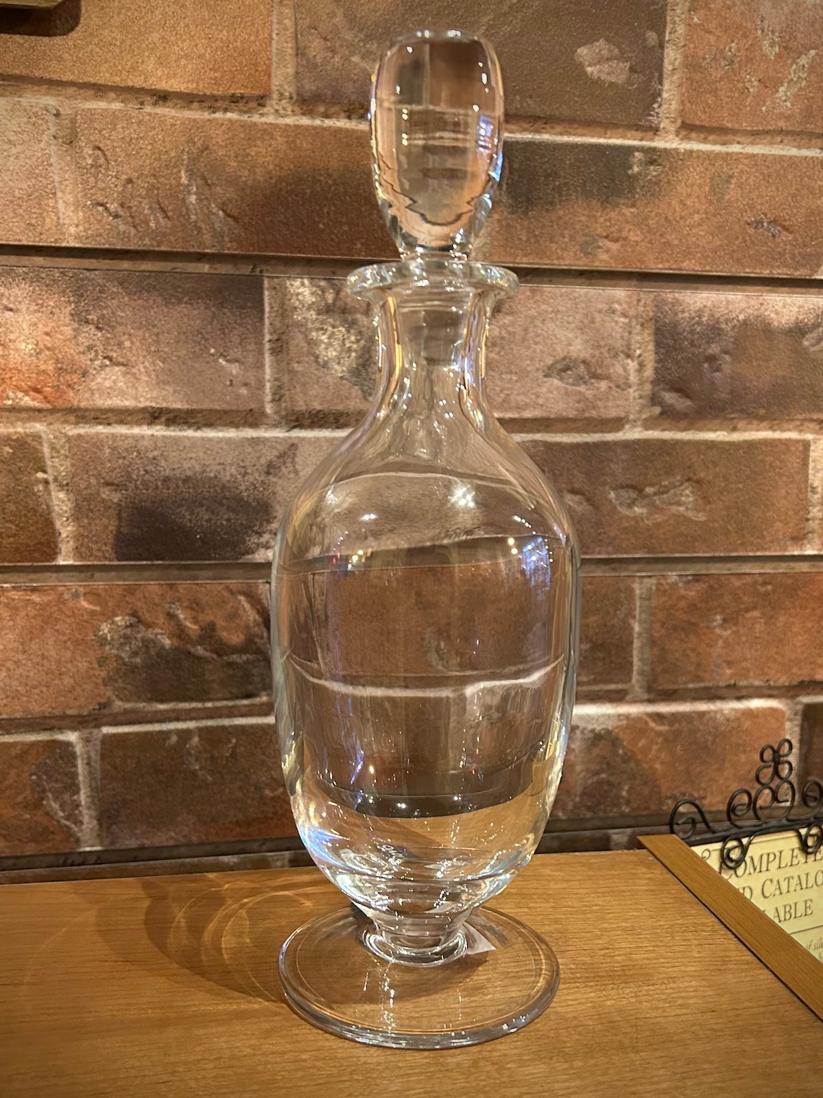 Godinger Rondo Handmade Footed Decanter