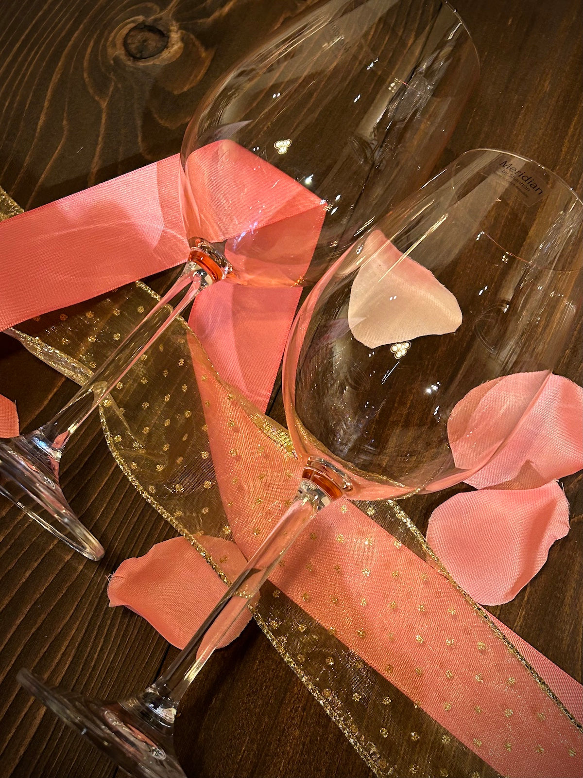 Godinger Meridian Blush 12 oz Crystal White Wine Glass