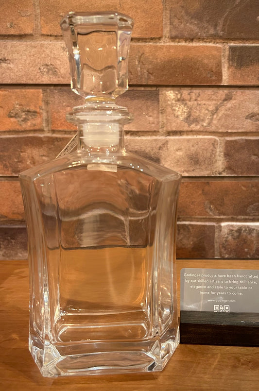Godinger Paola Crystal Whiskey Decanter