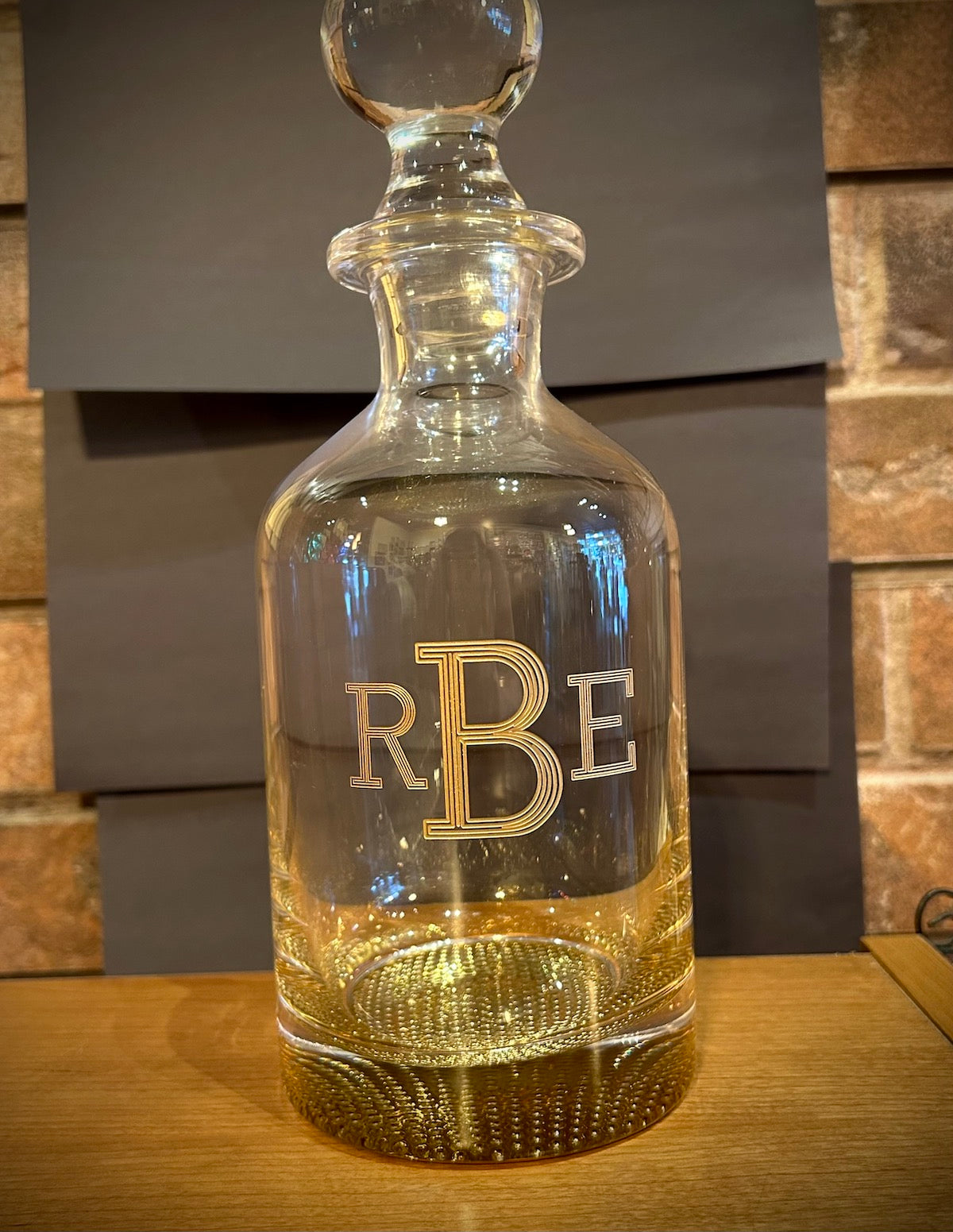 Gold Reflection Decanter