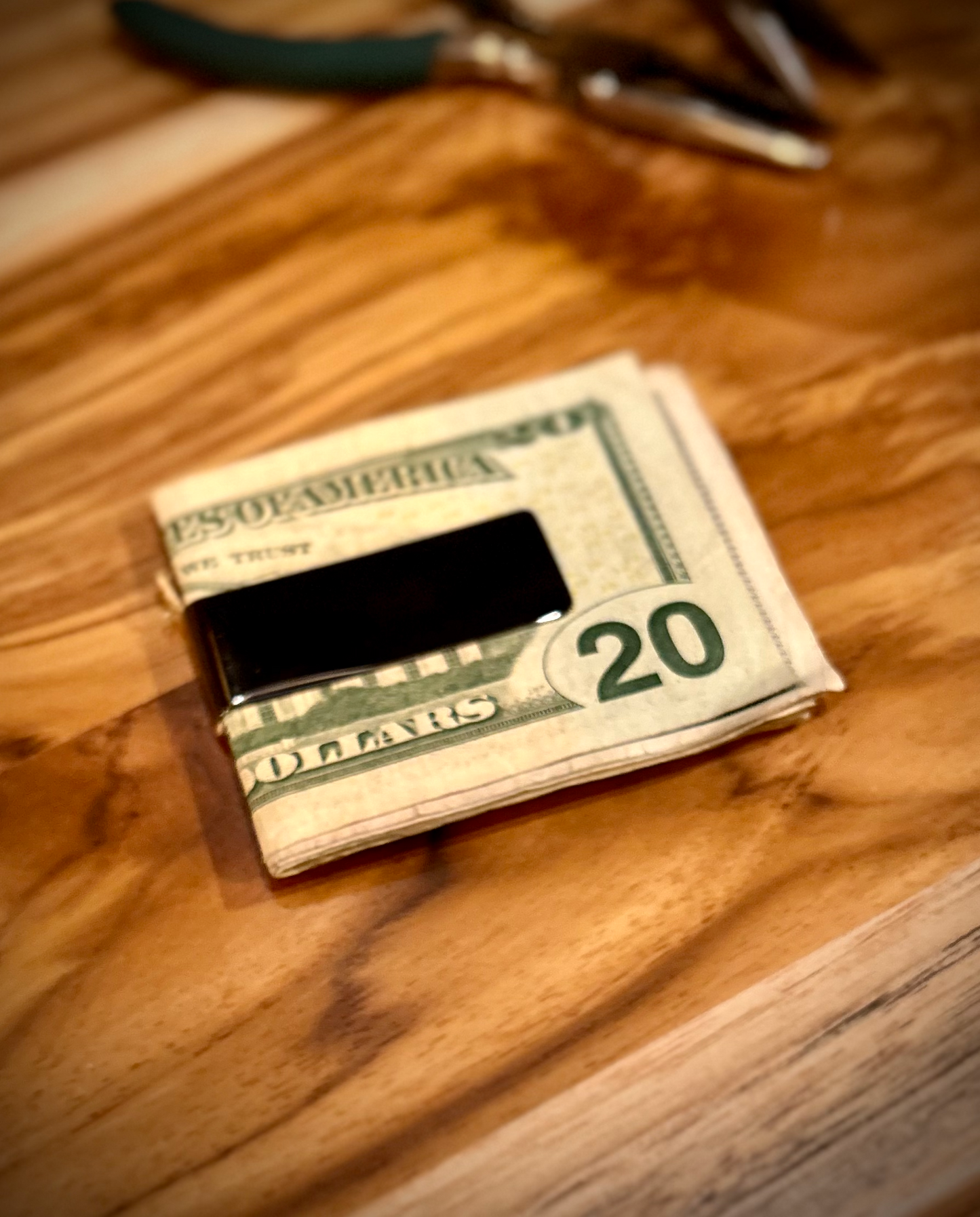 Gunmetal Money Clip