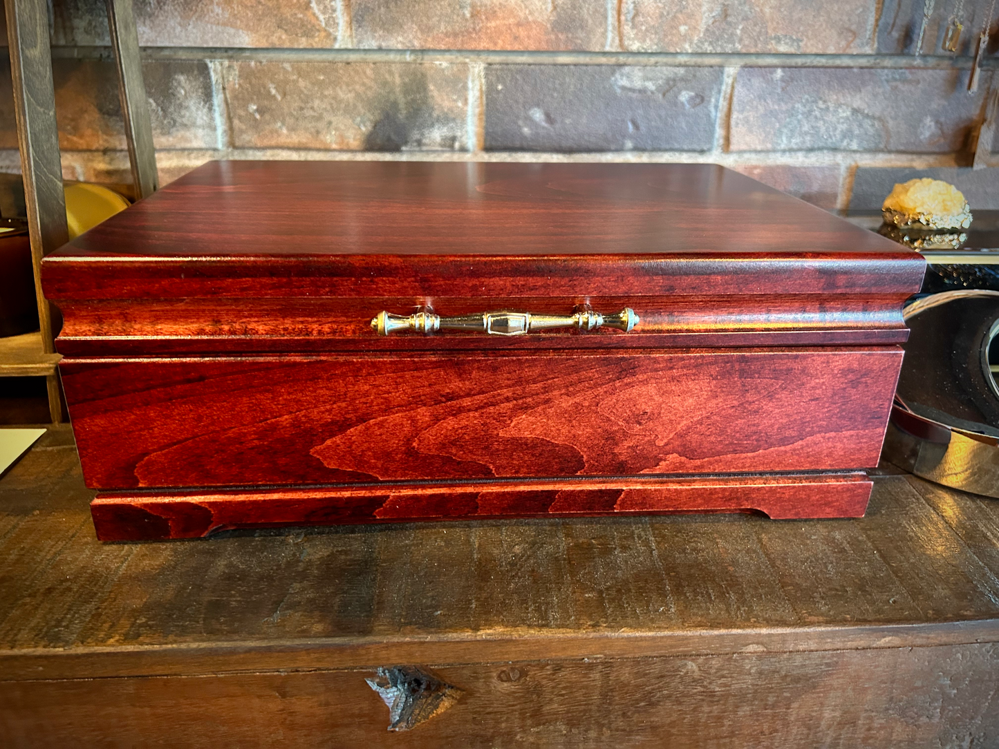 Handcrafted Hardwood Sophistication Jewel Chest