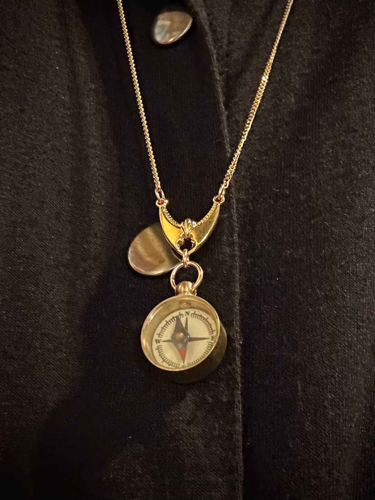 Deco Direction Compass Necklace