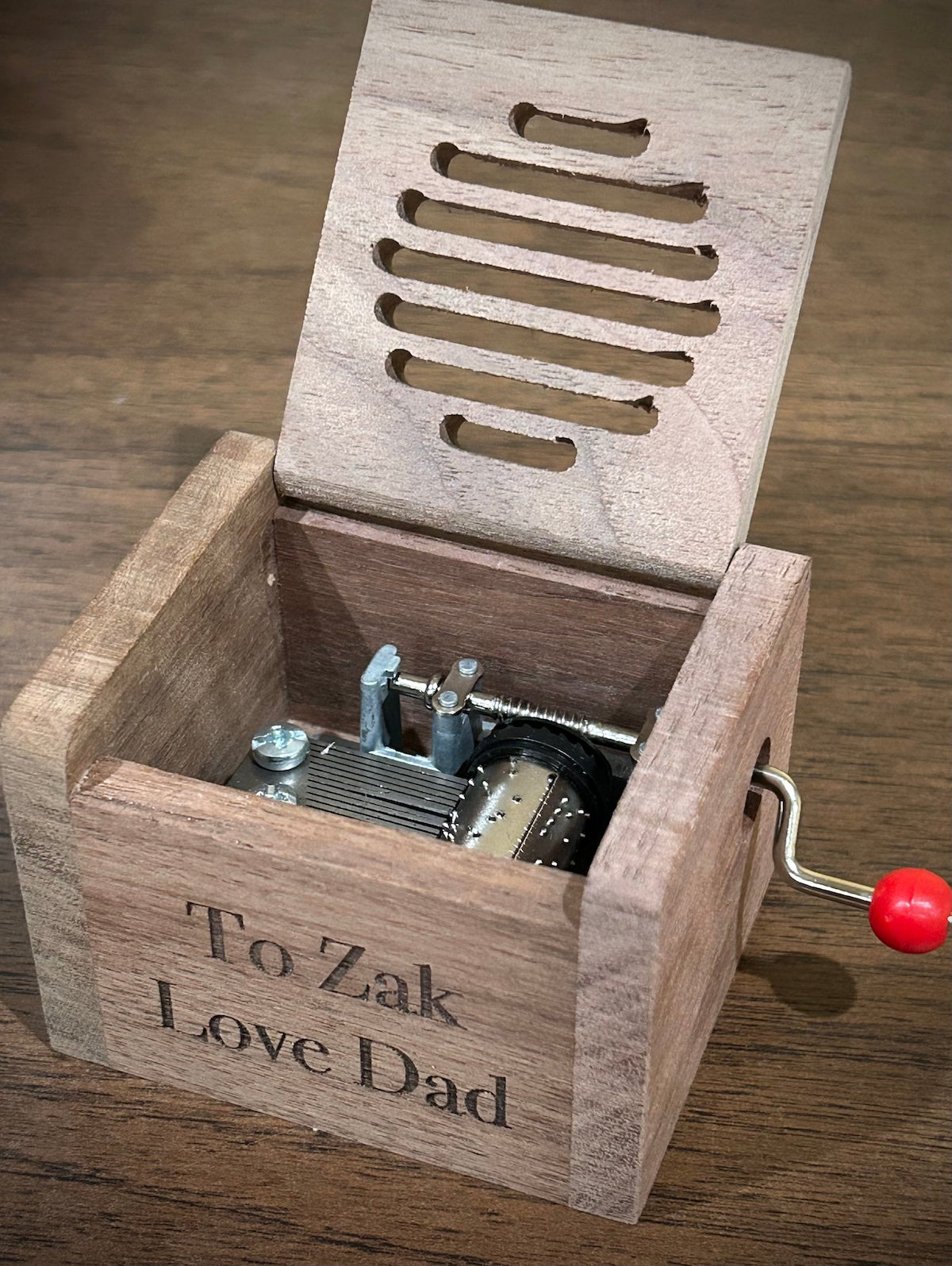 Handmade Vintage Style Walnut Music Box