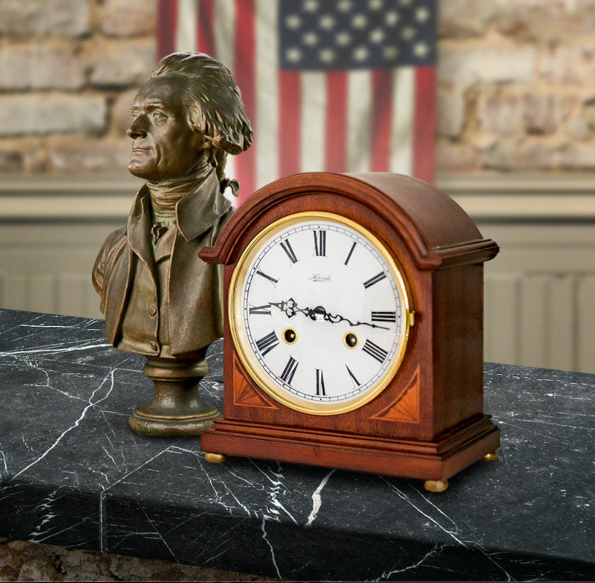 Hermle Liberty Barrister Style Mechanical Mantle Clock