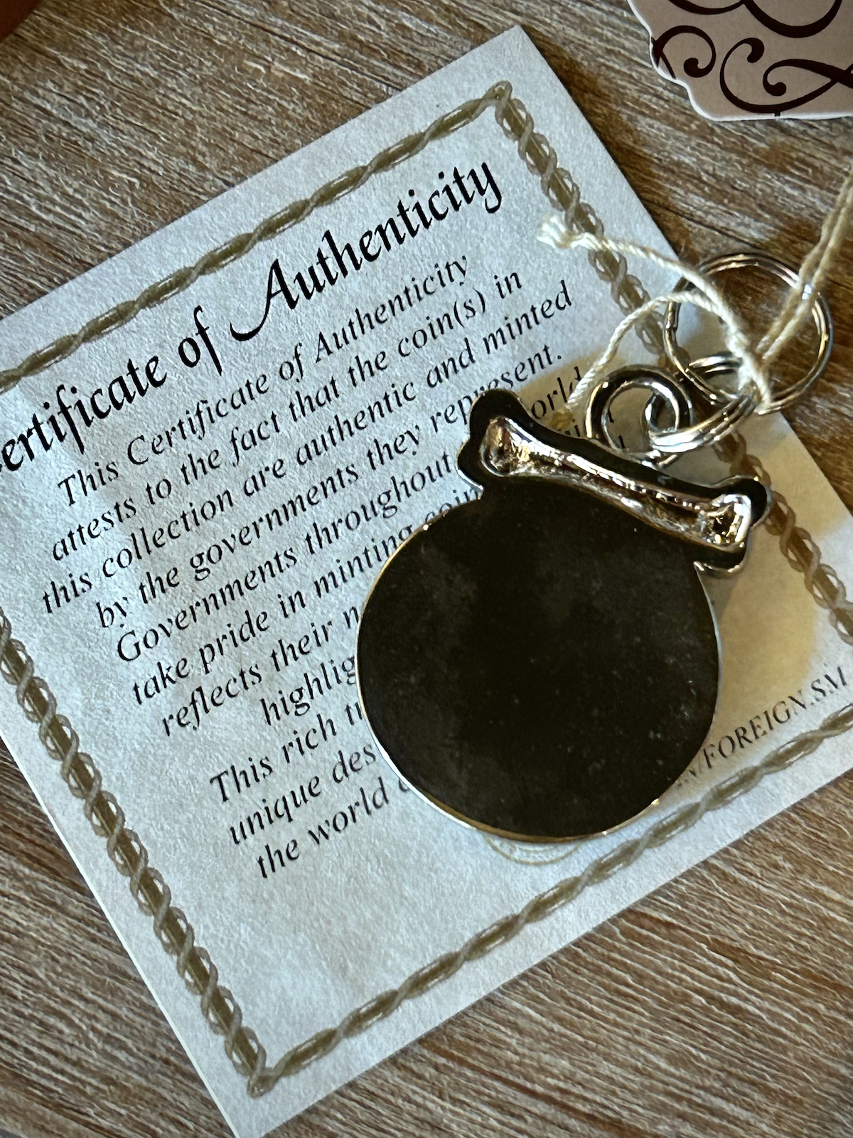 Lucky Irish Penny Coin Pet Tag