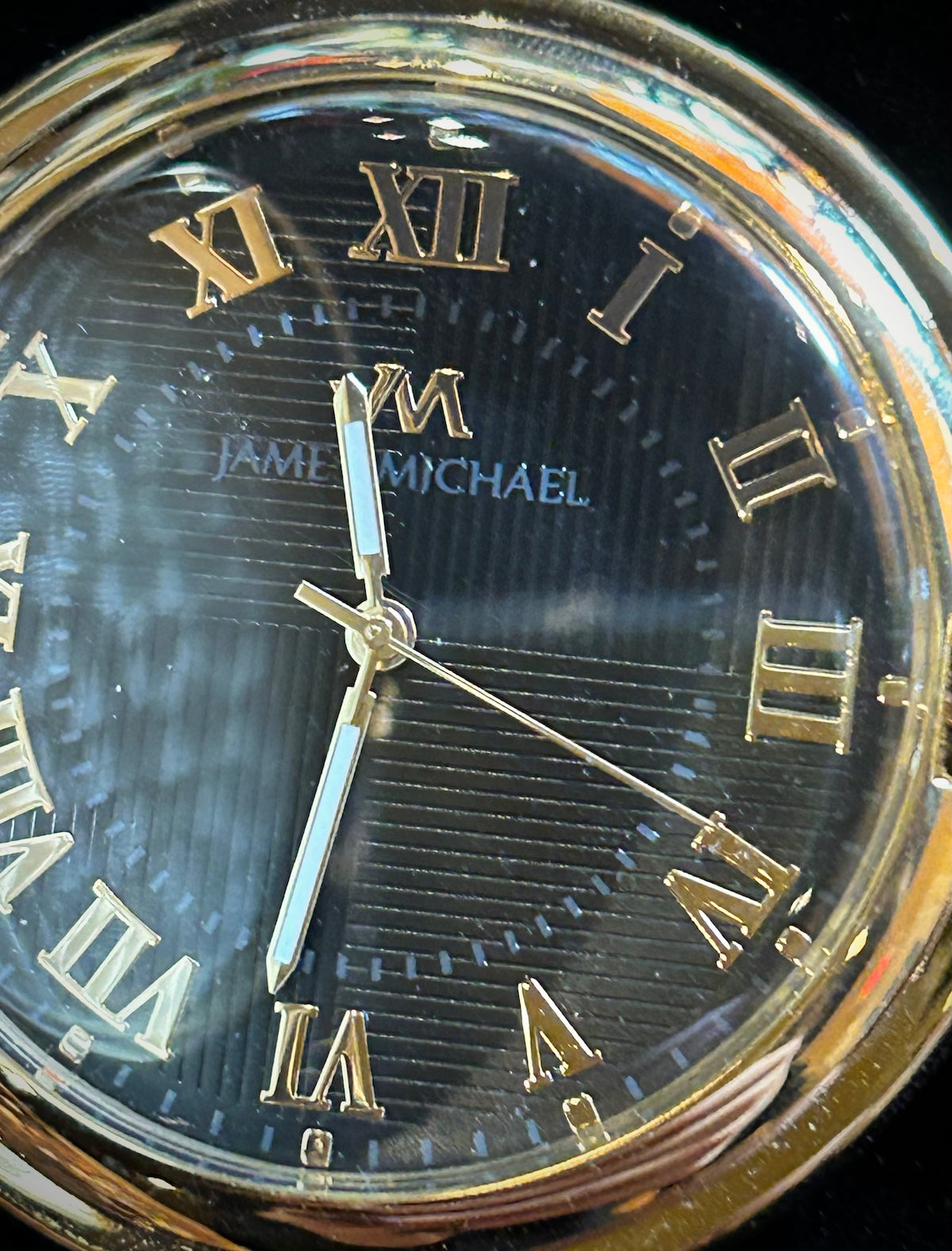Satin Goldtone Pocket Watch