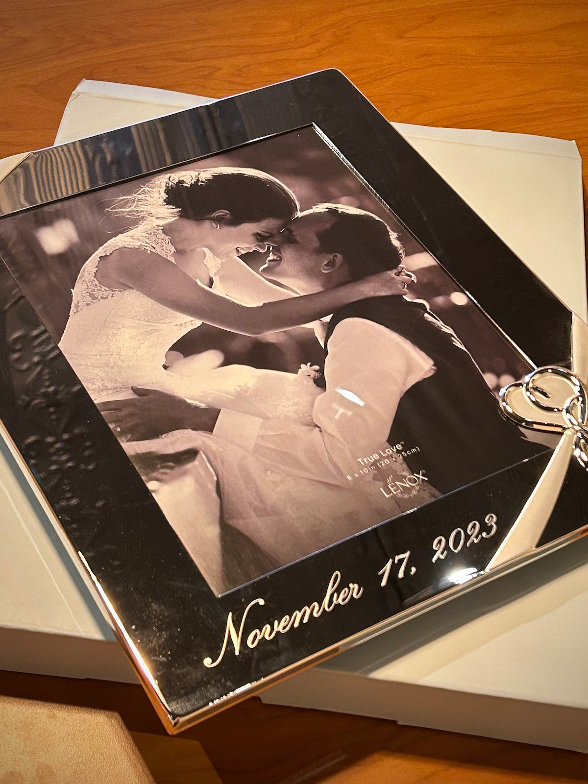 Lenox True Love Silver Plate Frame