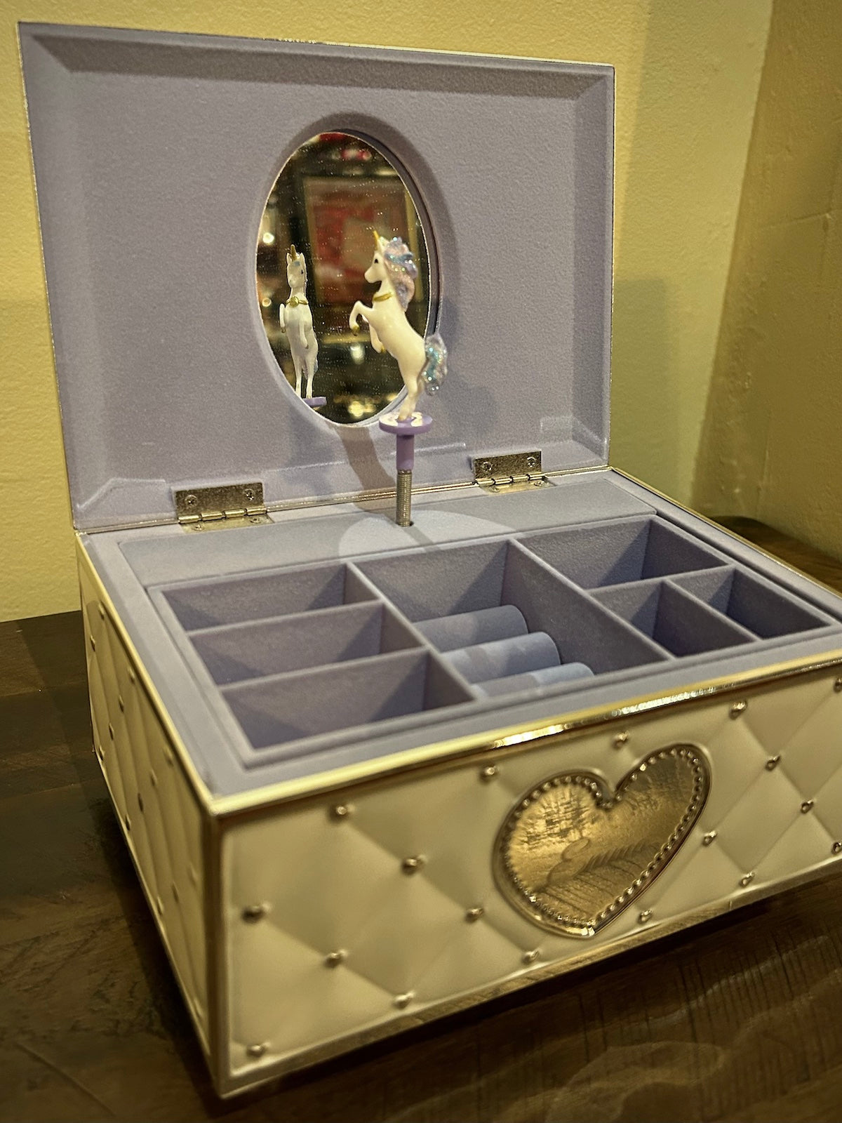 Lenox Childhood Memories Musical Unicorn Jewelry Box