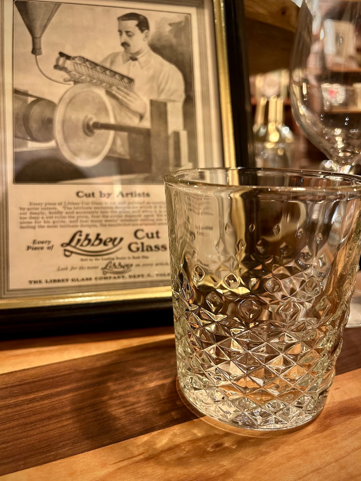 Libbey Cut Glass Carats 12 oz. Double Old Fashioned