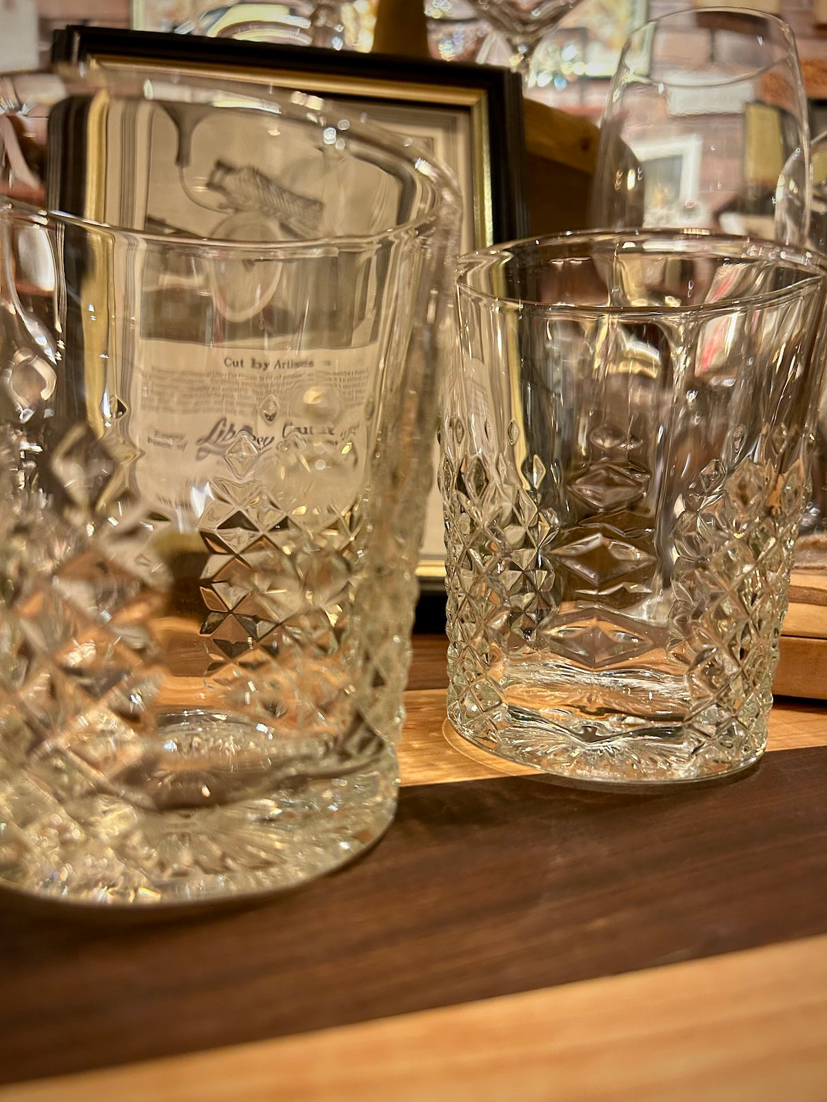 Libbey Cut Glass Carats 12 oz. Double Old Fashioned
