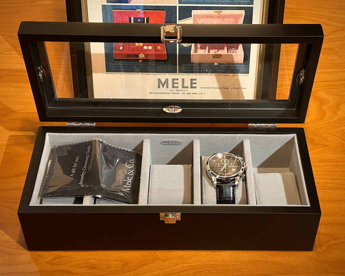 Mele & Co. "Tate" Java Watch Box