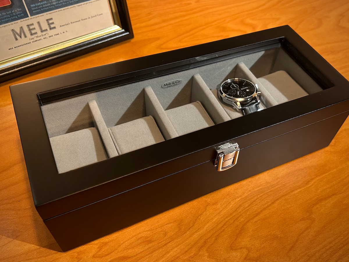 Mele & Co. "Tate" Java Watch Box
