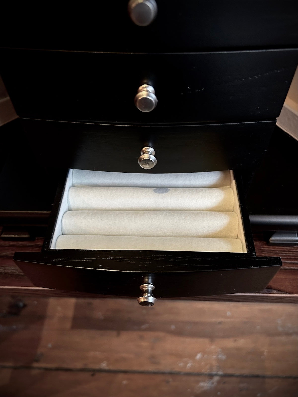 Mele & Co. "Layla" Java Upright Jewelry Chest