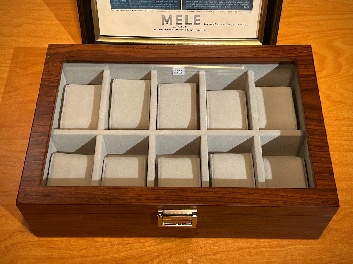 Mele Co. Jayson Mahogany Watch Box Unforgettable Engraved Gifts