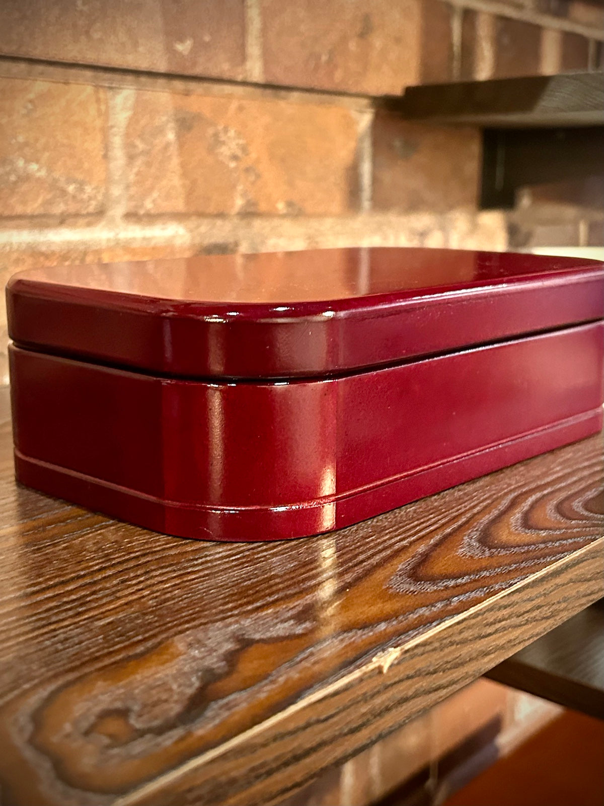 Mele & Co. "Morgan" Cherry Wood Jewelry Box