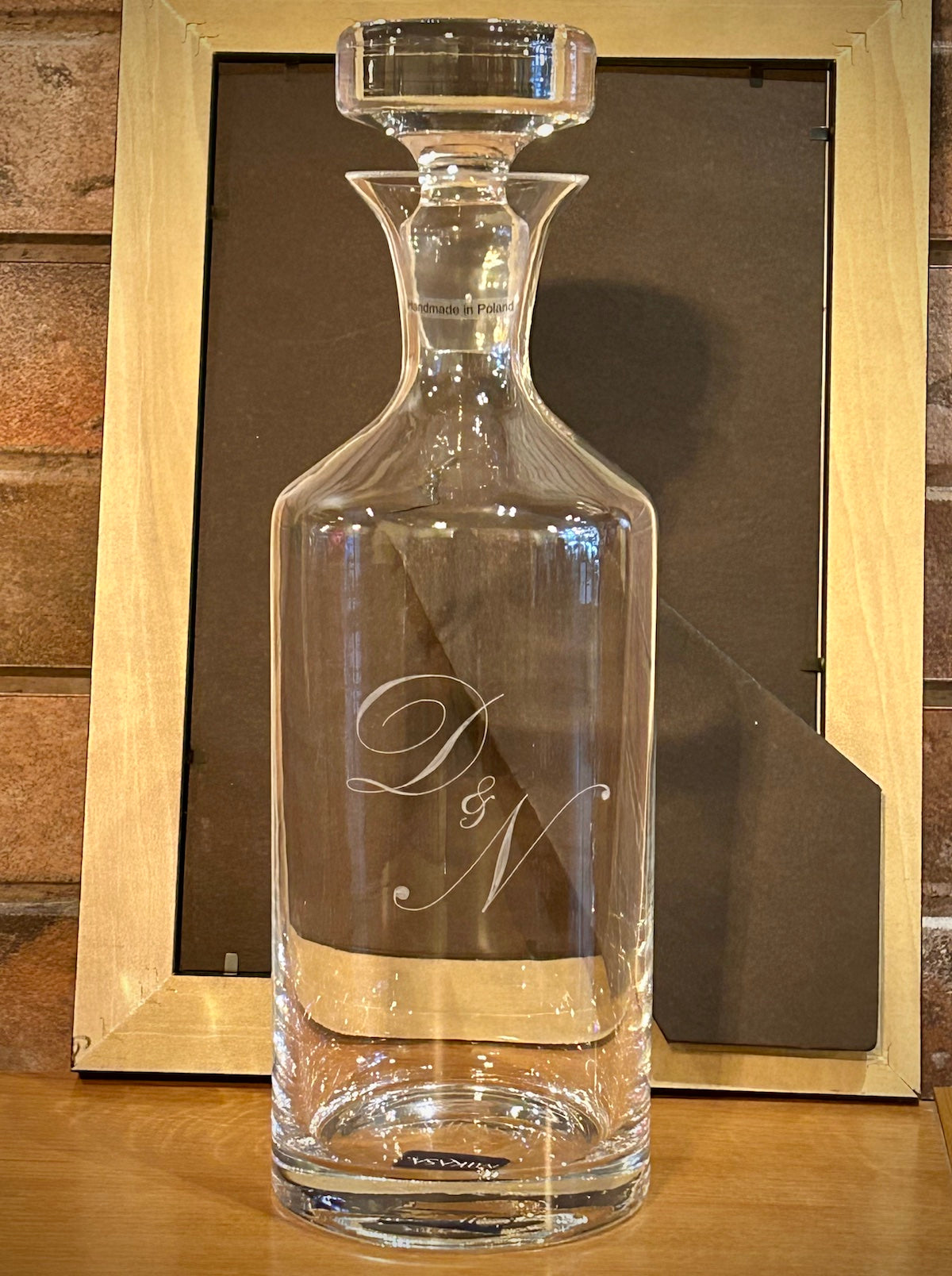 Mikasa Cal Handcrafted Crystal Wine Decanter