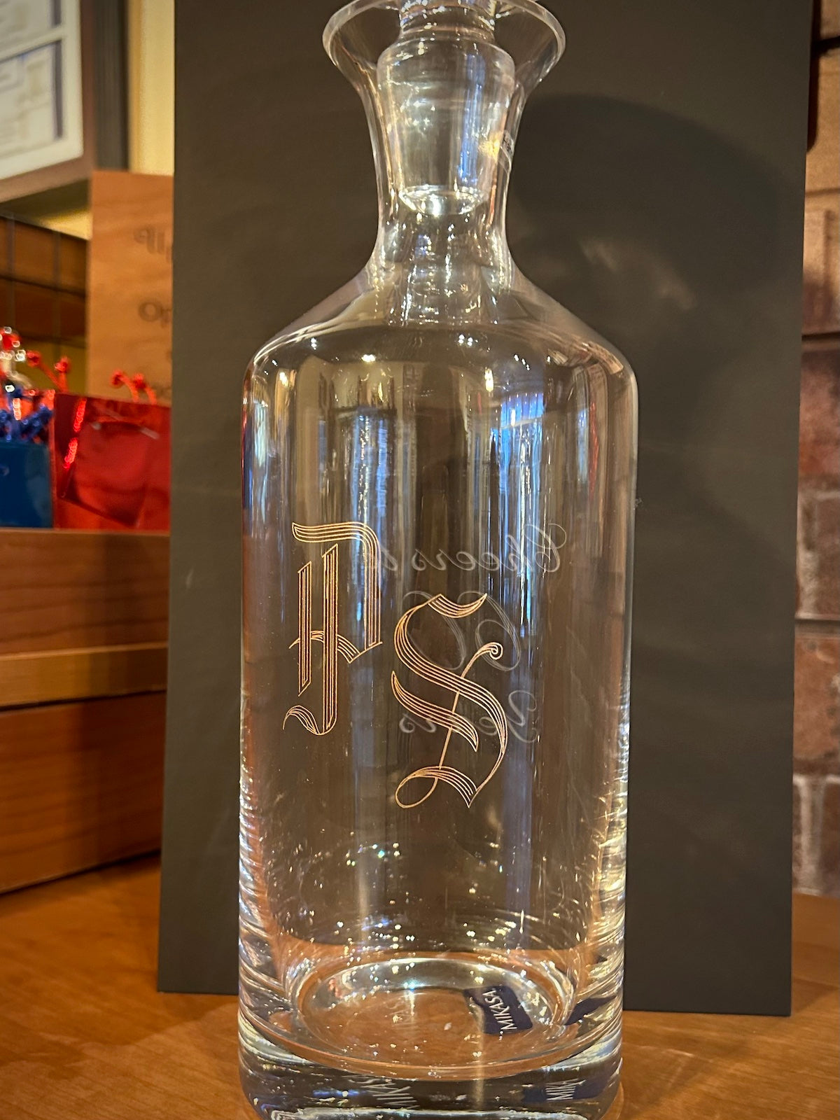 Mikasa Cal Handcrafted Crystal Wine Decanter