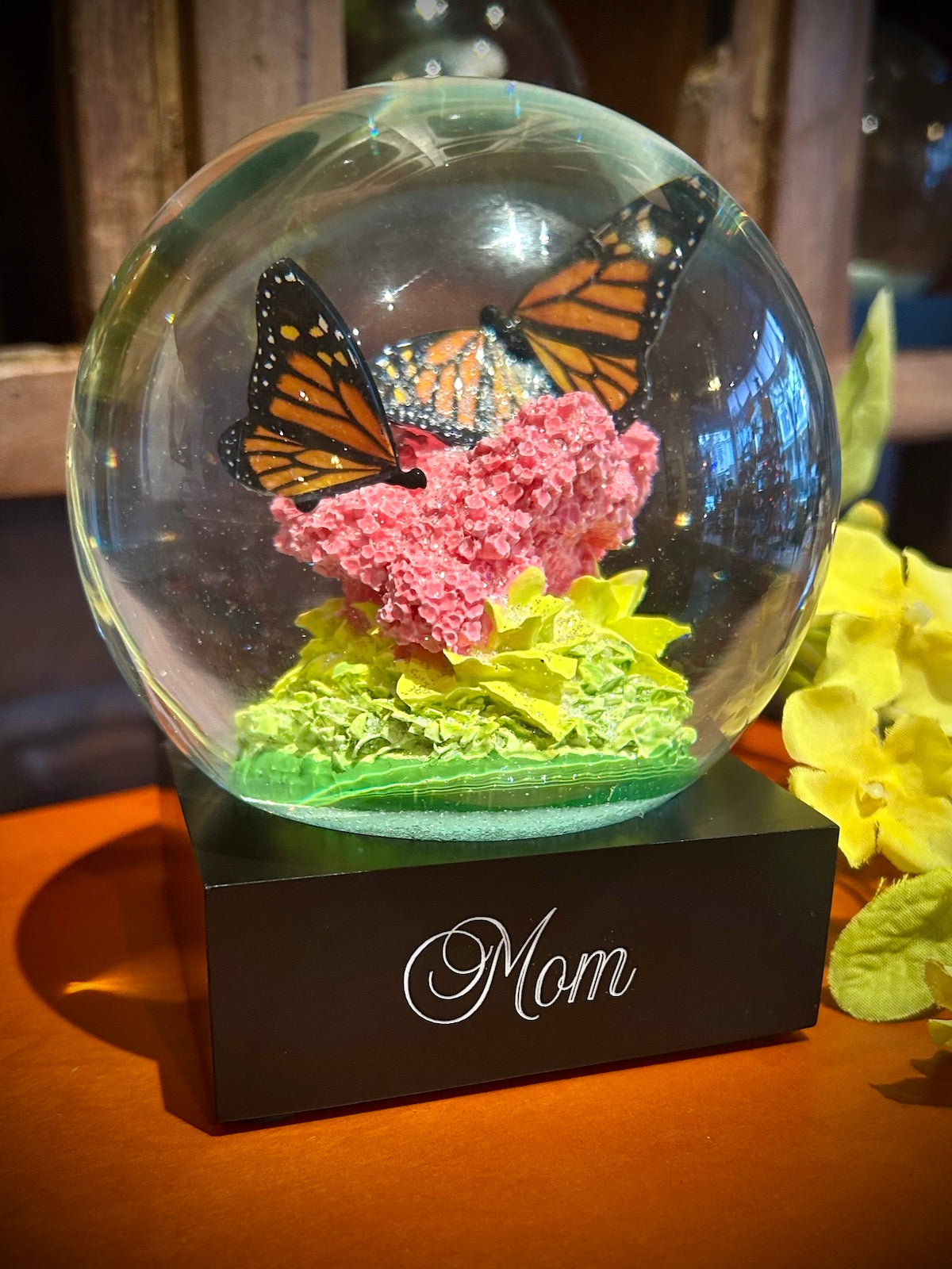 Monarch Butterfly Snow Globe