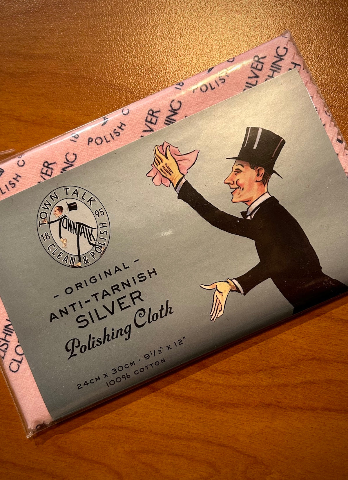 Town Talk Polishing Cloths (9.5 x 12") for Silver, Gold, Fashion Jewelry and Gemstones