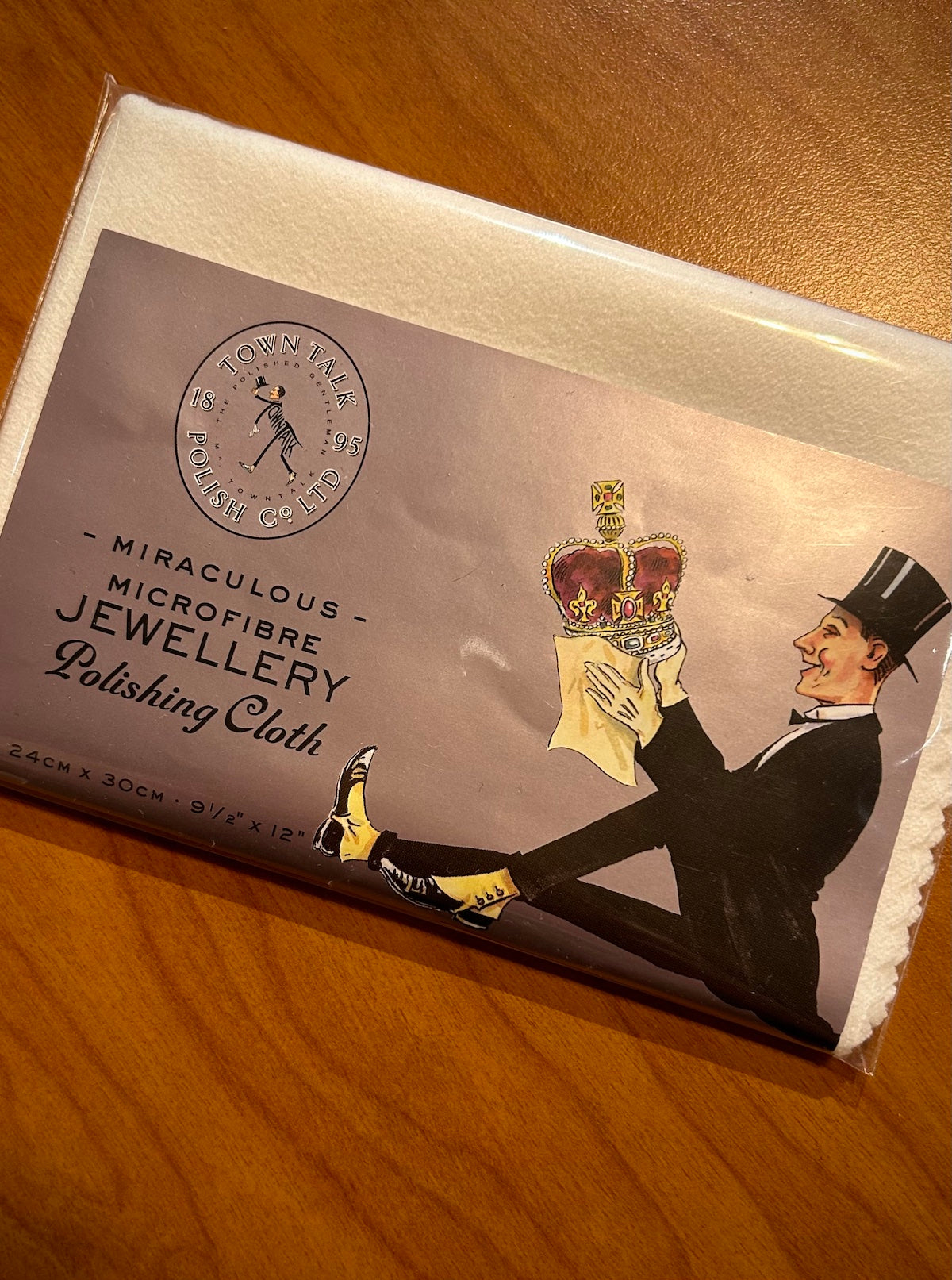 Town Talk Polishing Cloths (9.5 x 12") for Silver, Gold, Fashion Jewelry and Gemstones