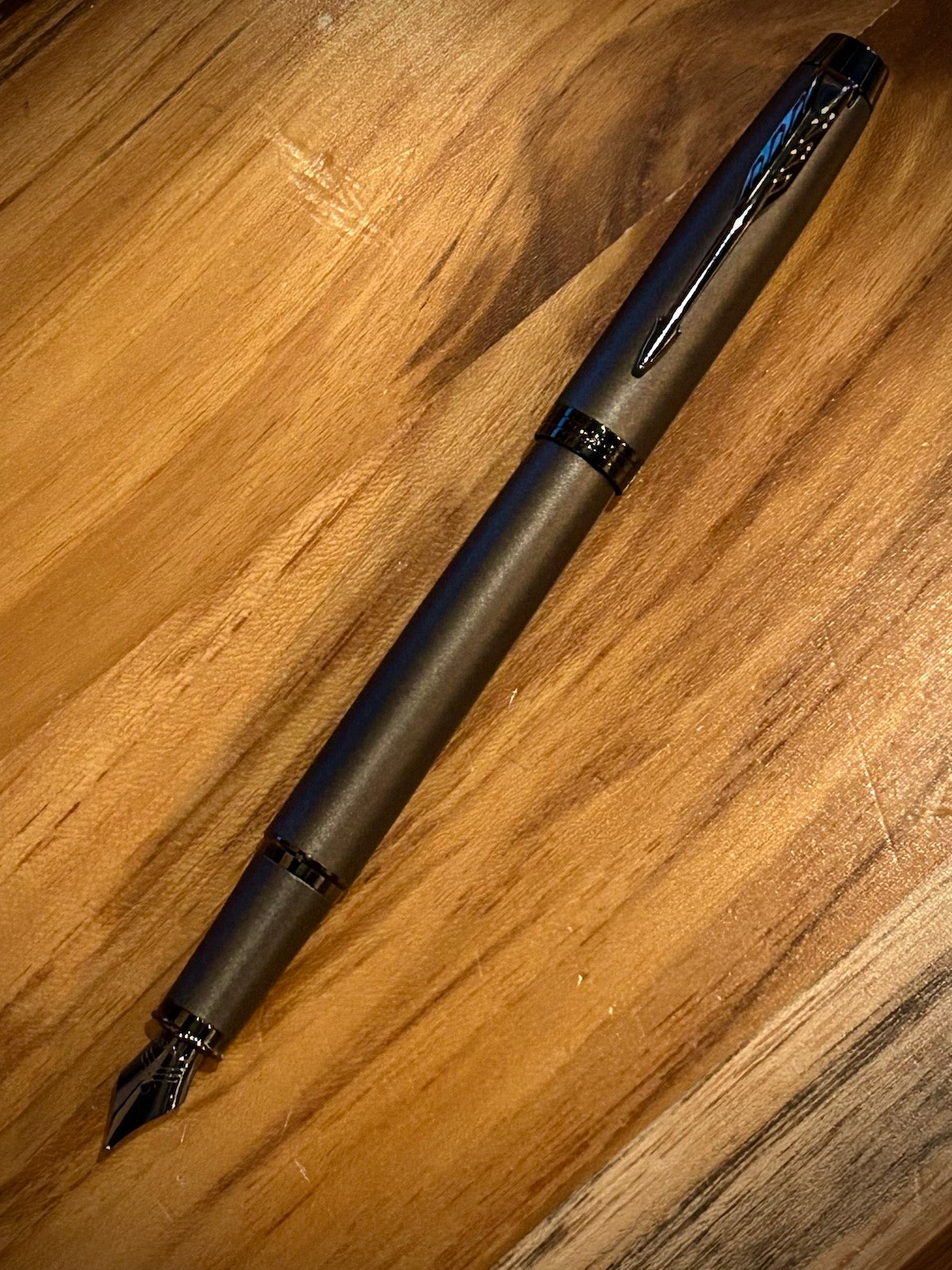 Parker IM Monochrome Gunmetal Fountain Pen