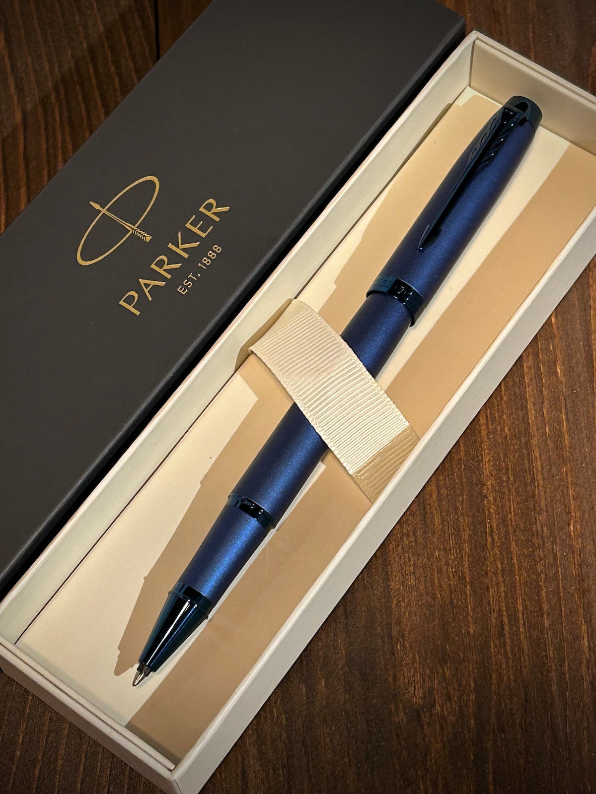 Parker IM Monochrome Blue Rollerball Pen