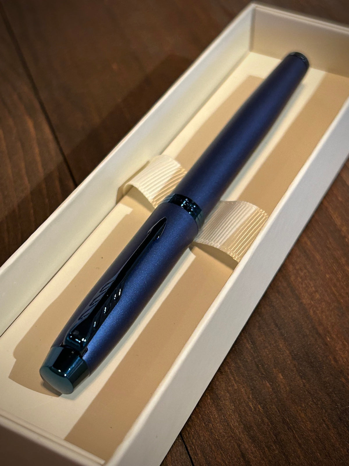 Parker IM Monochrome Blue Rollerball Pen
