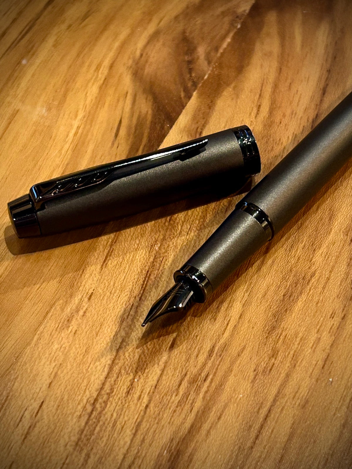Parker IM Monochrome Gunmetal Fountain Pen