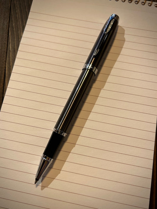 Parker IM Dark Espresso Lacquer with Chrome Trim Rollerball Pen