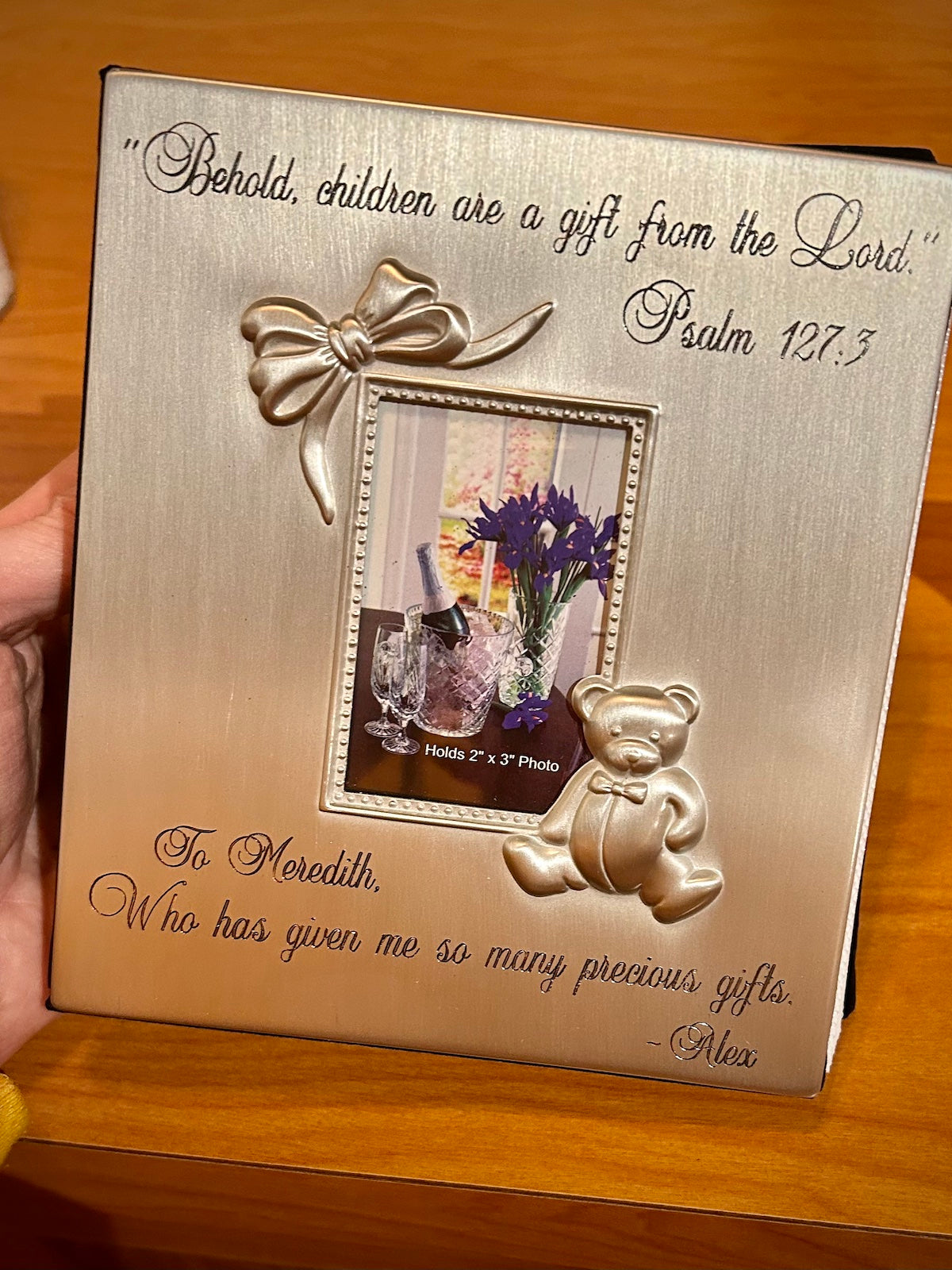 Pewter Finish Baby Album