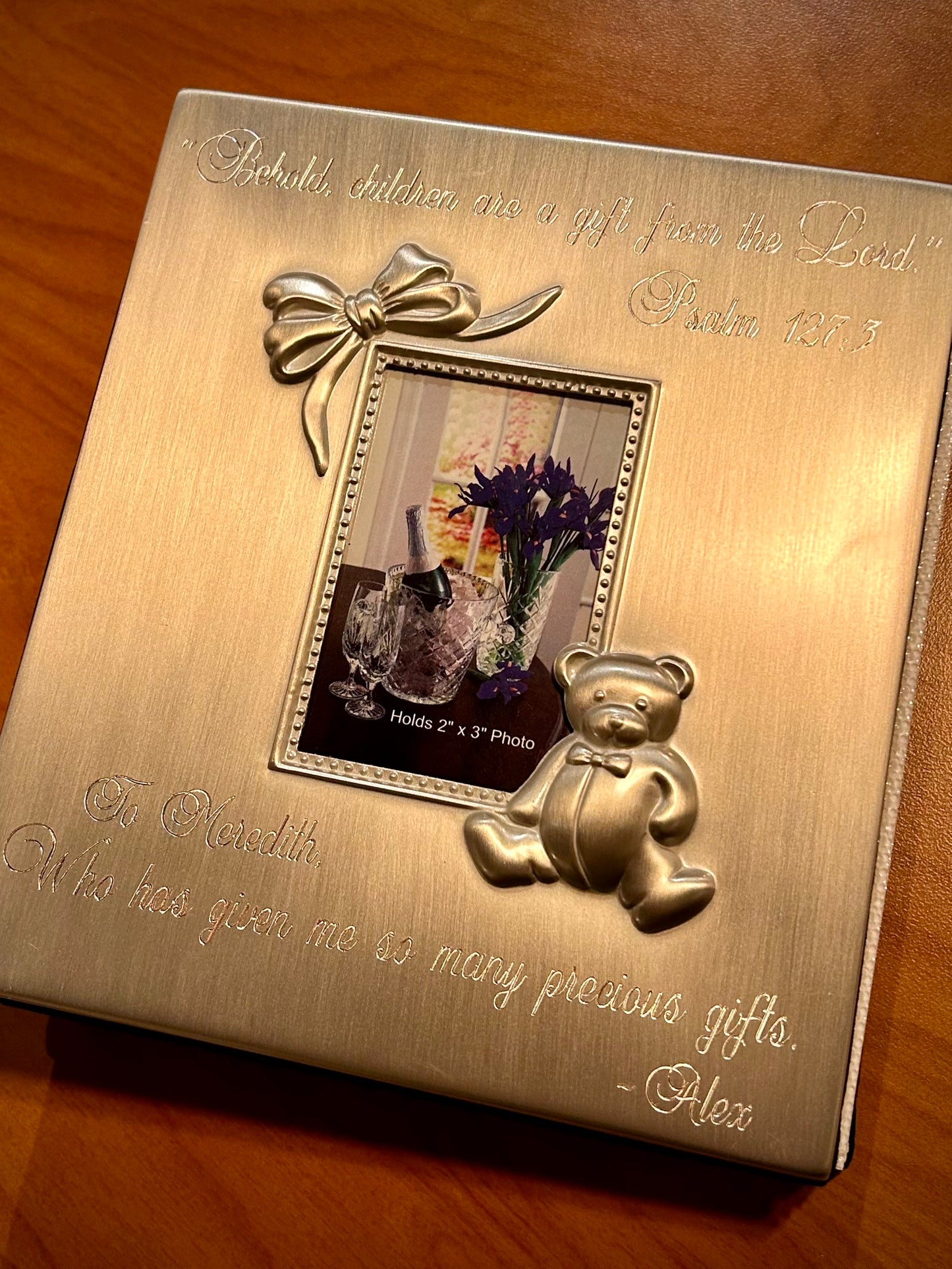 Pewter Finish Baby Album