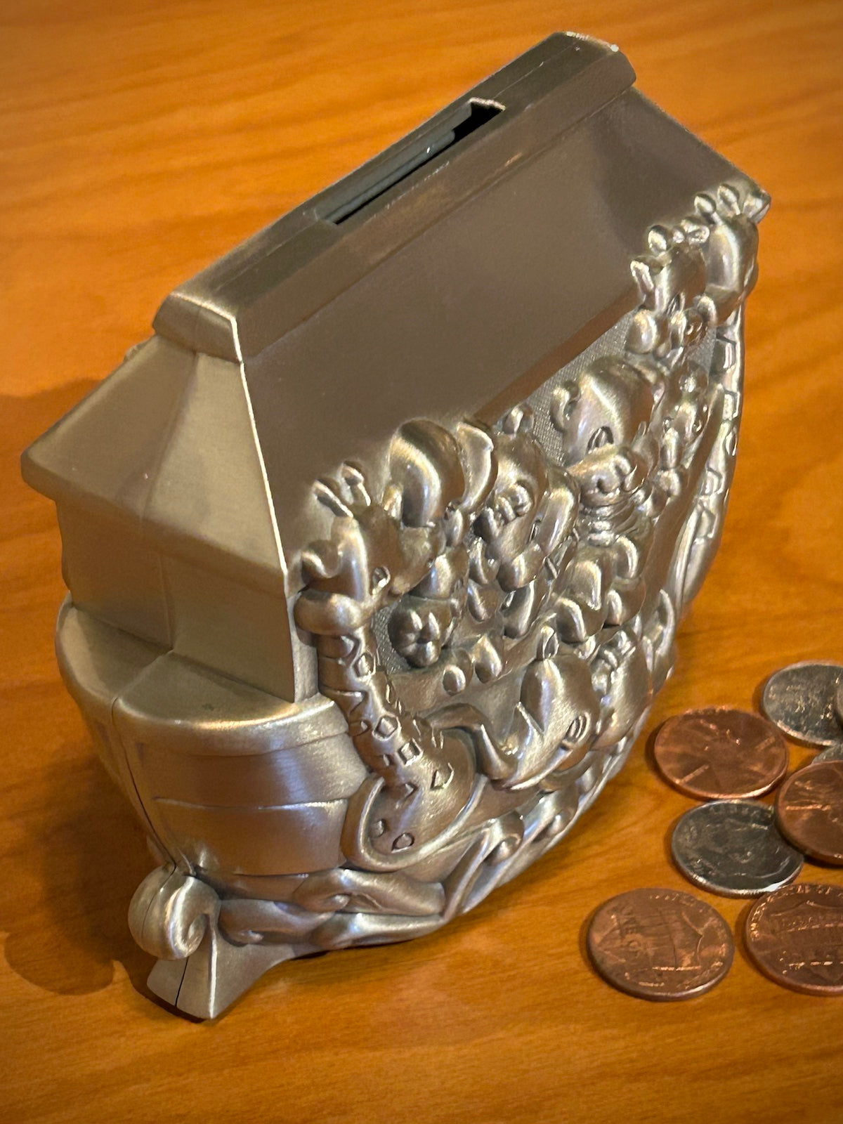 Pewter Finish Noah's Ark Bank