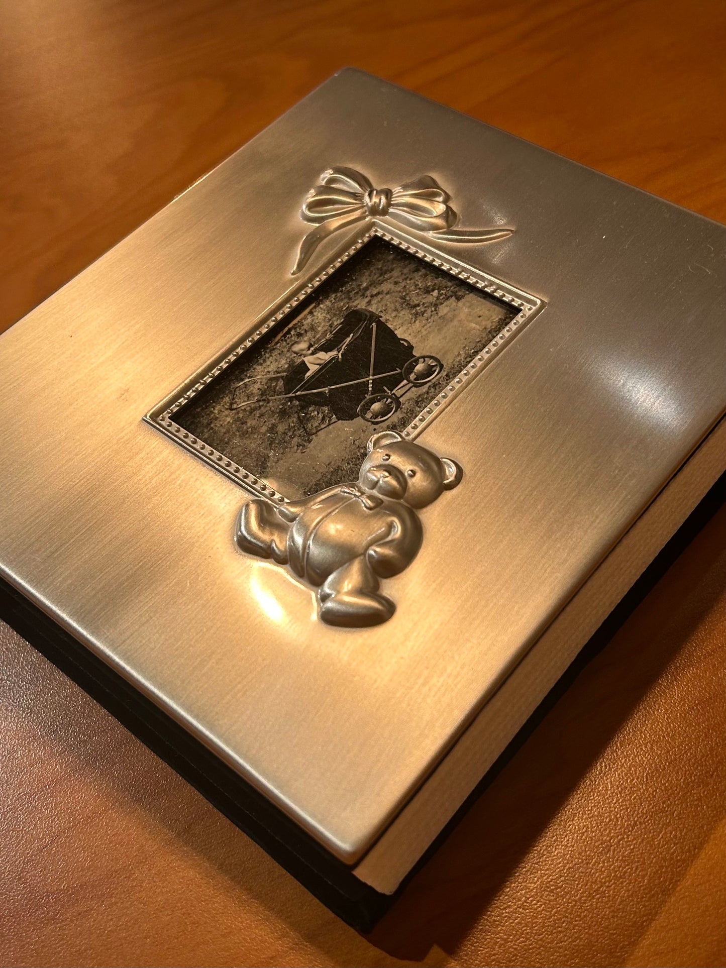 Pewter Finish Baby Album