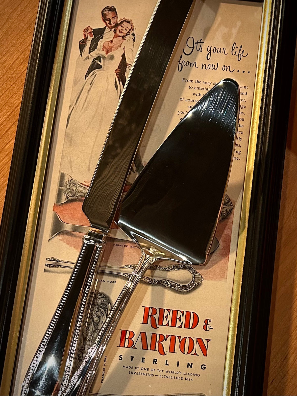 Reed & Barton Lyndon™ Cake Knife & Server Dessert Set