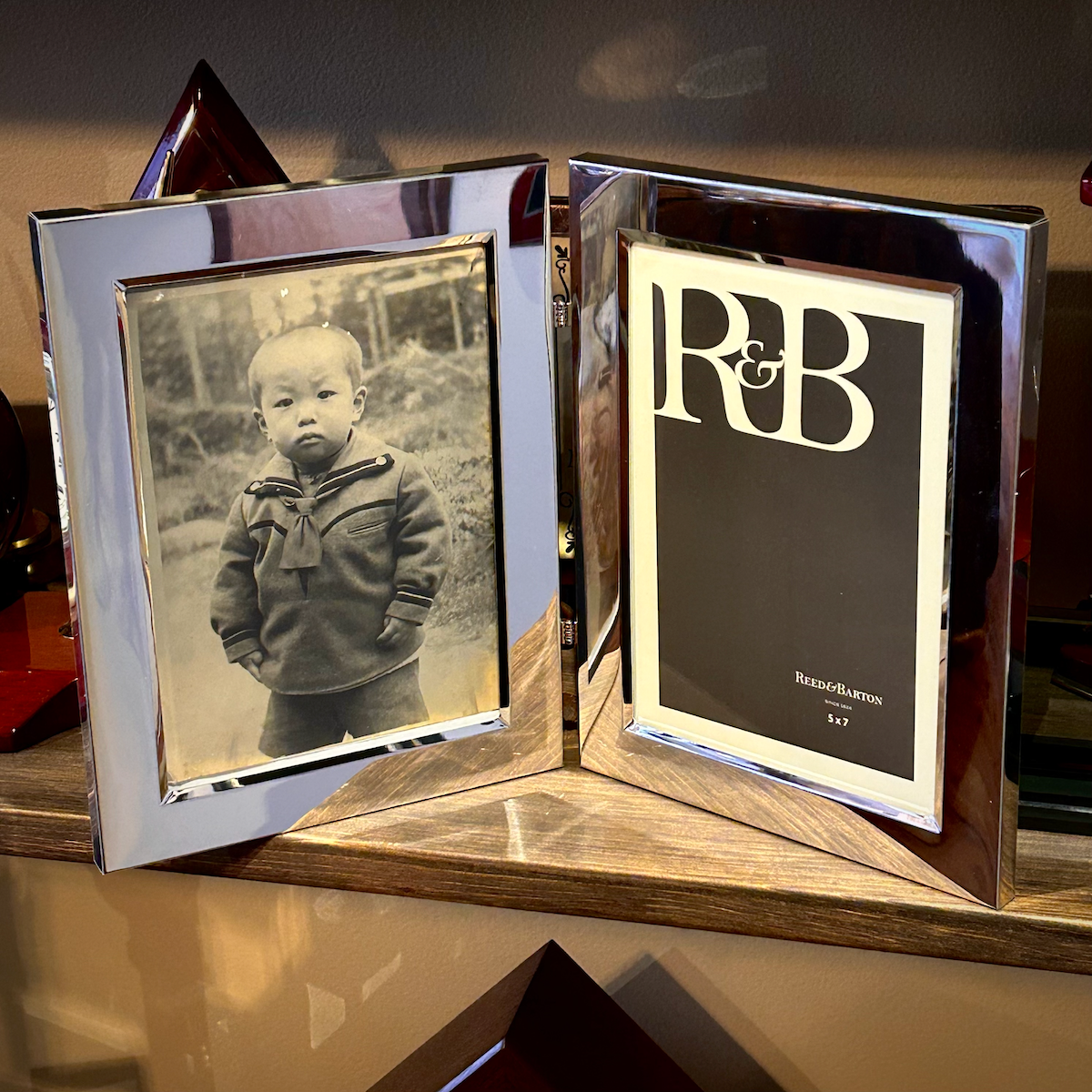 Reed & Barton Silverplate Classic Double Frame
