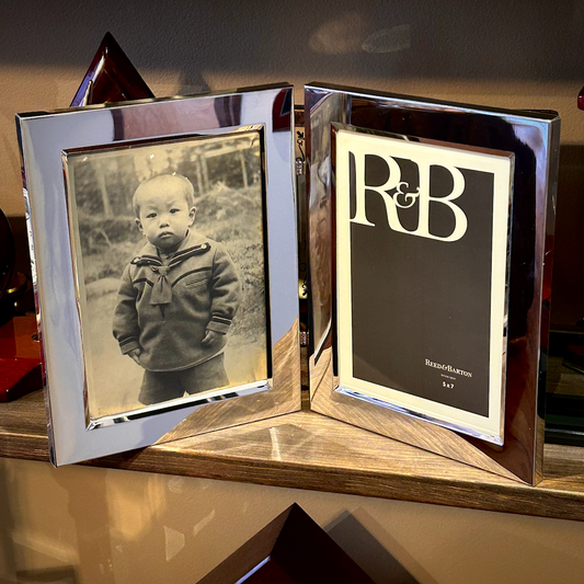 Reed & Barton Silverplate Classic Double Frame