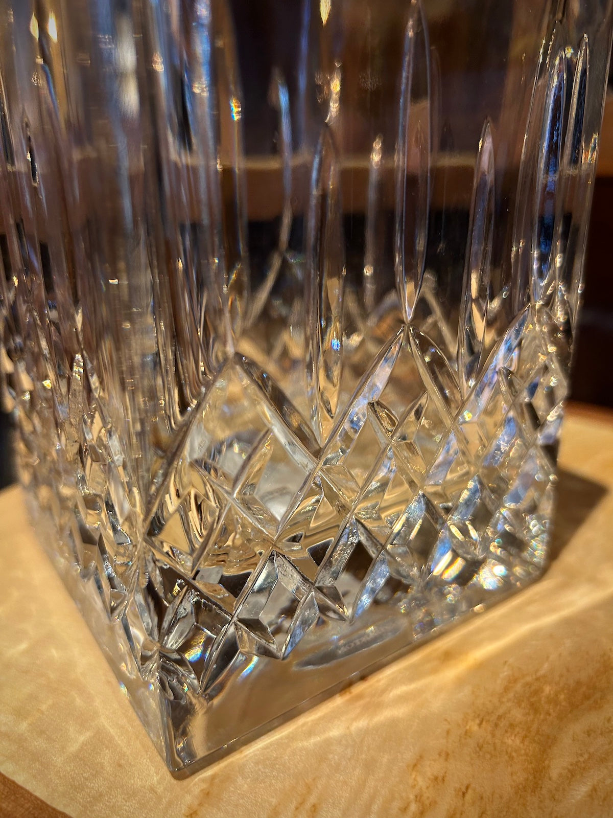 Reed & Barton Hamilton Cut Crystal Decanter