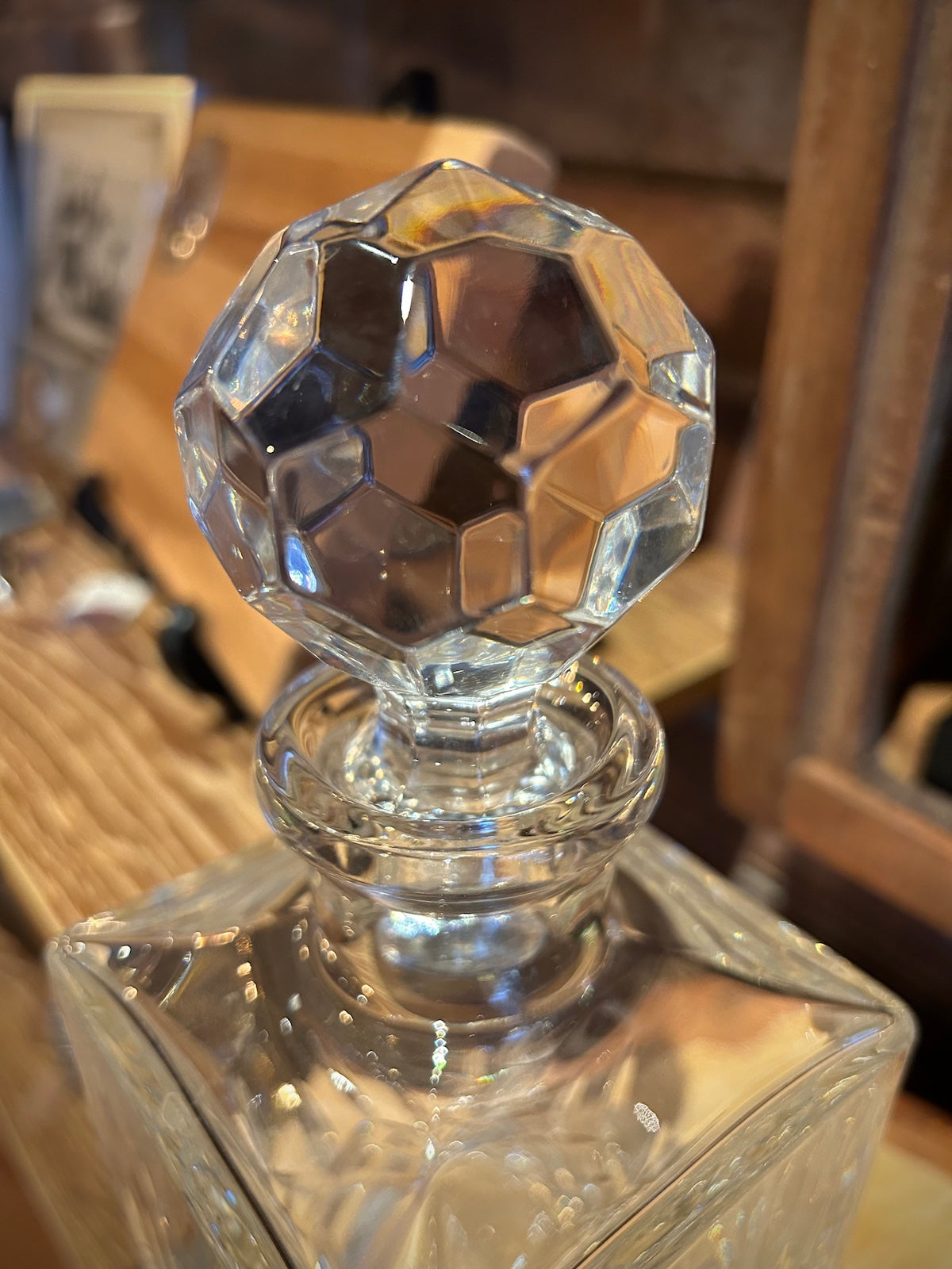 Reed & Barton Hamilton Cut Crystal Decanter