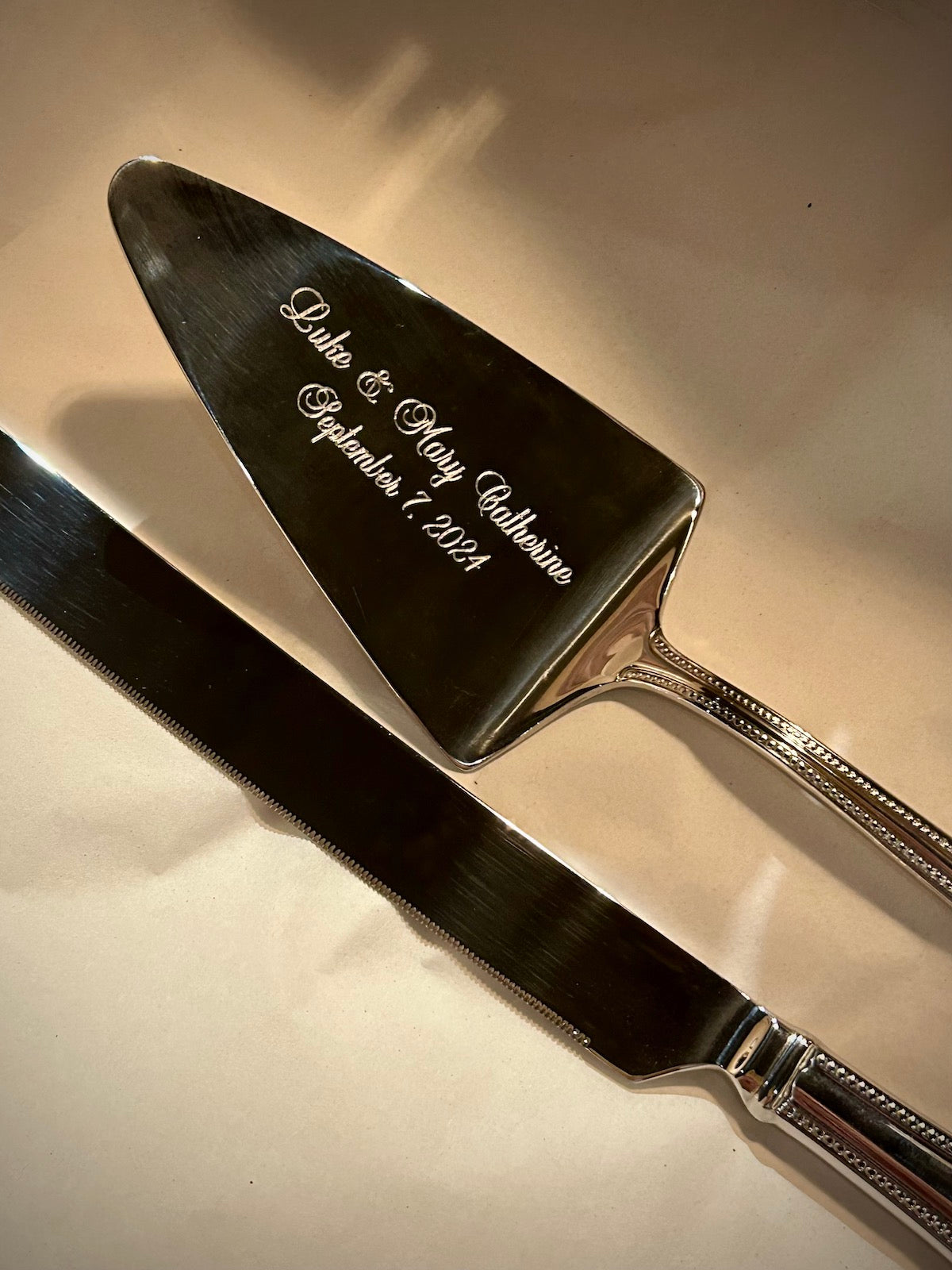 Reed & Barton Lyndon™ Cake Knife & Server Dessert Set
