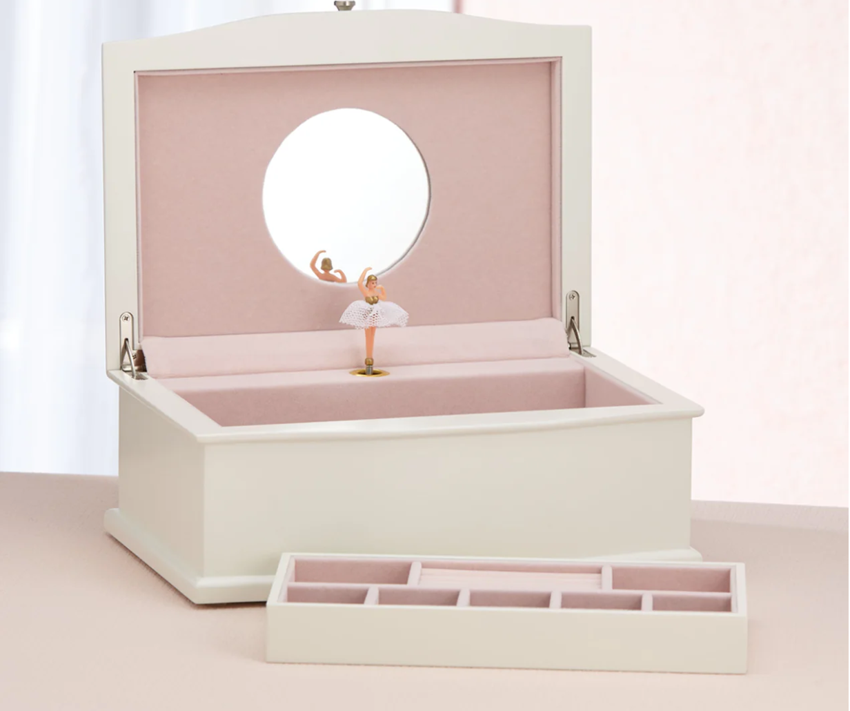 Reed & Barton Ballerina Musical Jewelry Box